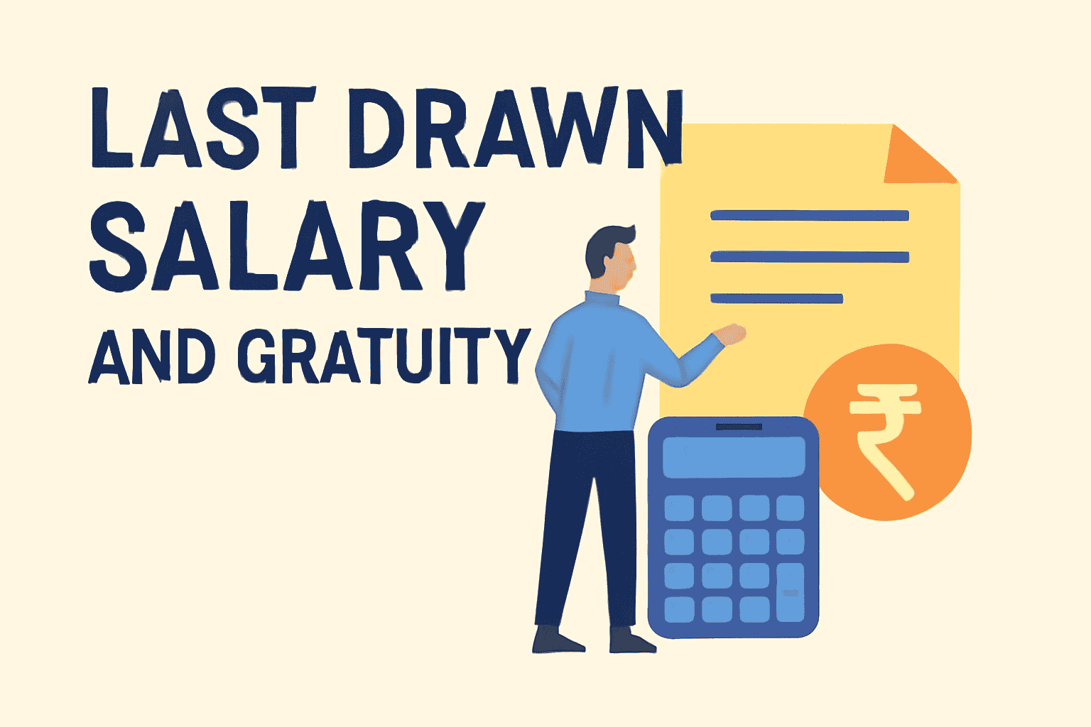 LAST DRAWN SALARY AND GRATUITY